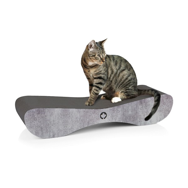 Kratzbrett Kratzpappe Kratzbett Kratzkarton KratzmöBel FüR Katzen In Betonoptik-image