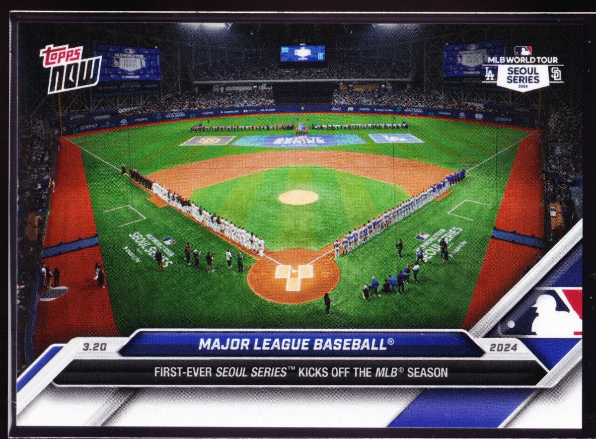 2024 Topps Now Major League Baseball #3 SEOUL Korea SERIES Base