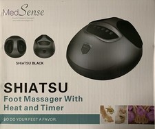 MedSense Shiatsu Foot Massager With Heat and Timer w/Remote. New and Unused.