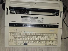 Brother Professional 80 Typewriter Word Processor Vintage Typing Ribbon Cover