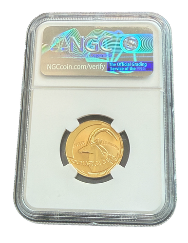 South Africa 2000 Gold 1/4 oz 1/4 Natura NGC PF69UC Sable - Picture 2 of 2