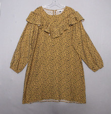 Michelle McDowell Dress XL Animal Print Tatum Lost in The Wild Boho Ruffle NWT