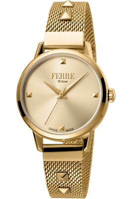 Orologio Donna FERRE' MILANO FM1L136M0061 Acciaio IP Gold IJP