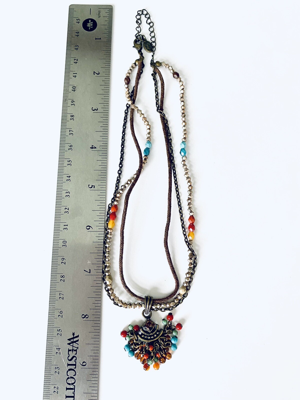 Cookie Lee Multi Chain Adjustable Length Necklace… - image 6