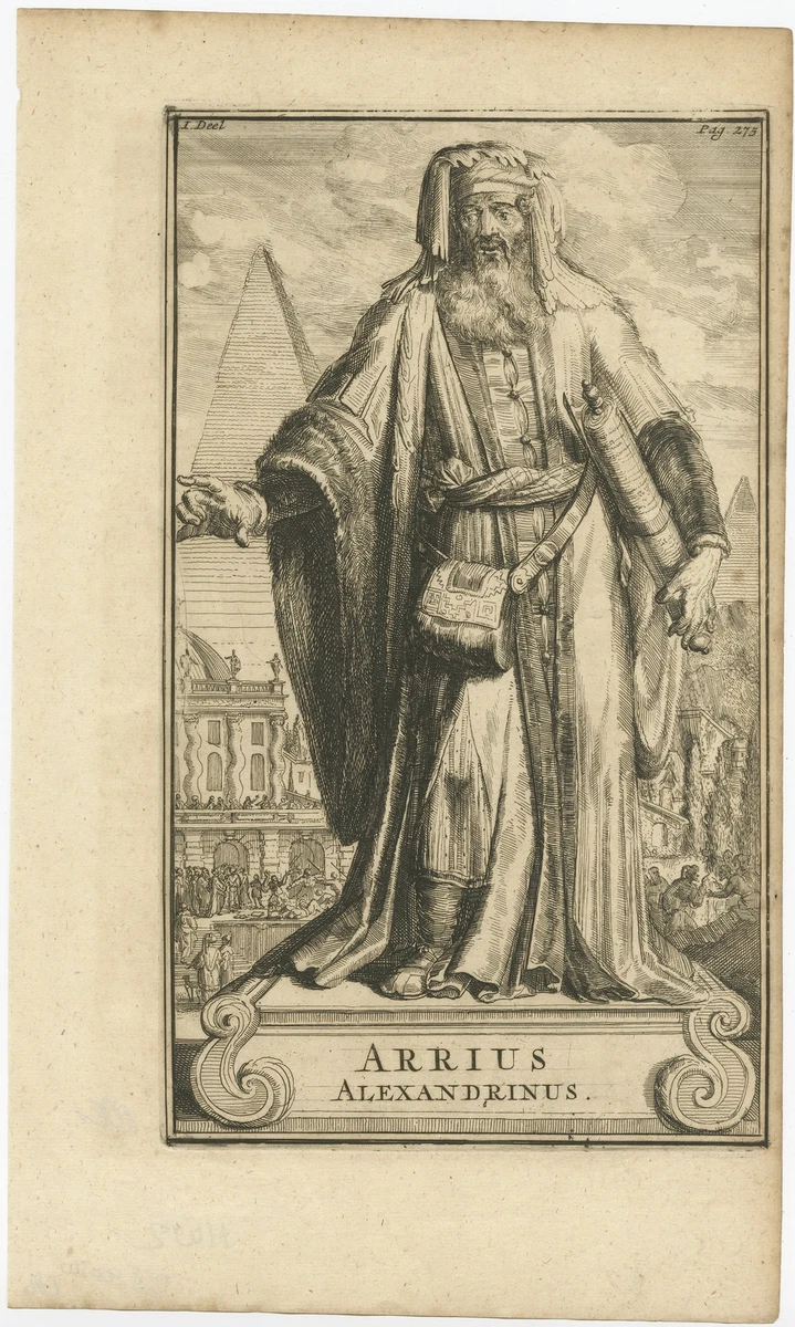 Antique Print of Arius by De Hooghe (1701) | eBay