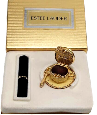 ESTEE LAUDER 練香水 solid perfume tea cup ❤️Estee Lauder Solid Perfume Compact 