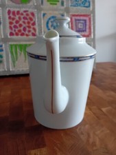 THEIERE PORCELAINE BLANCHE LIMOGE FRANCE LAFARGE LES DELPHES