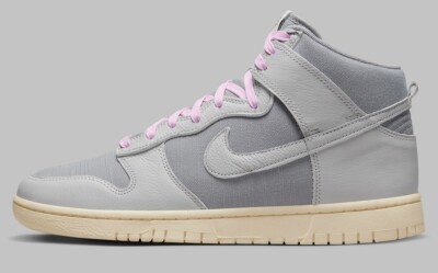 Nike Dunk High Premium Certified Fresh Grey Fog Sail DQ8800-001 1 SB Men s 9.5