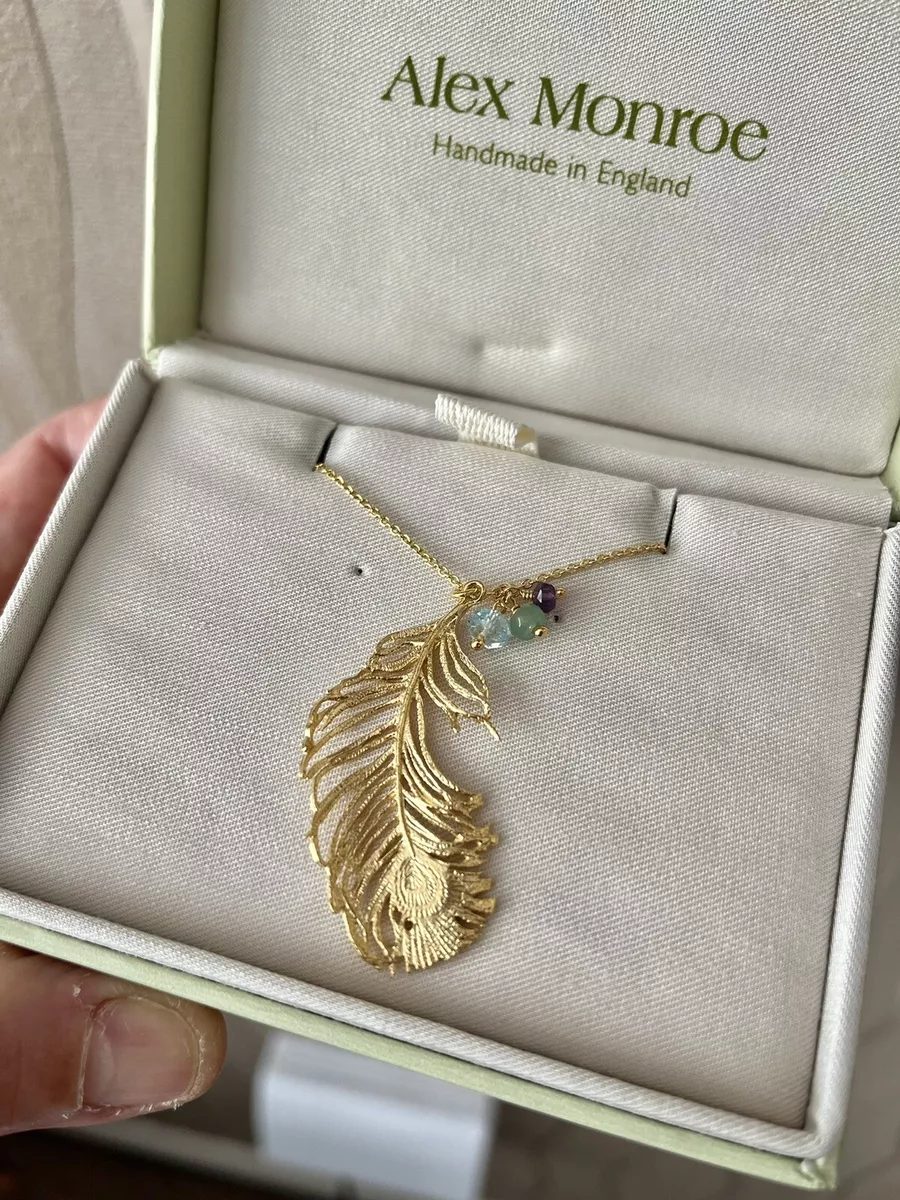 Alex monroe gold plated necklace deals