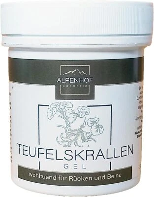 TEUFELSKRALLEN GEL 125ml Alpenhof wohltuend für Rücken Beine Creme Balsam 09