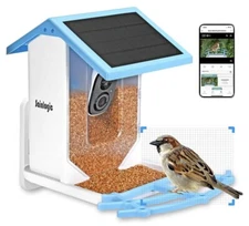 NEW in BOX - Smart Bird Feeder w/ HD Camera (Solar Panel), Auto Record w/ MIC