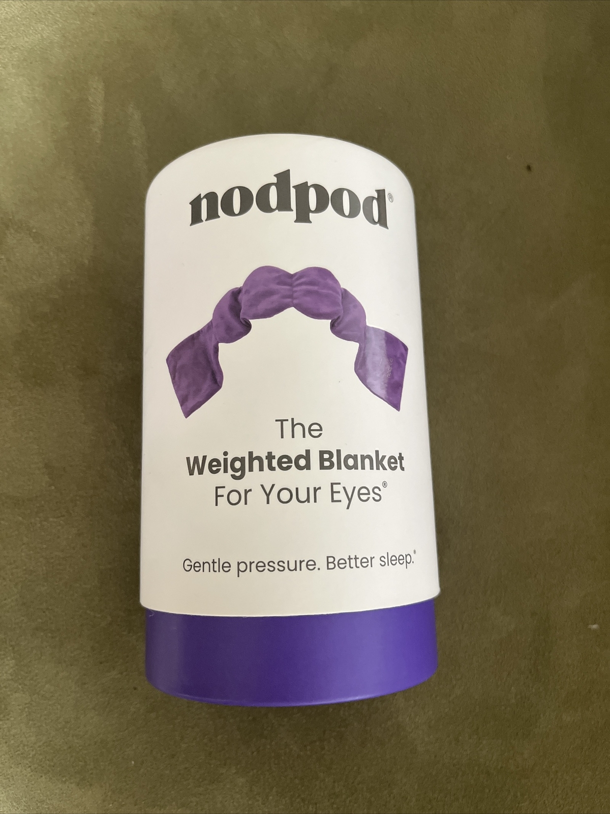 Nodpod The Weighted Blanket For Your Eyes Sleep Mask AMETHYST PURPLE eBay