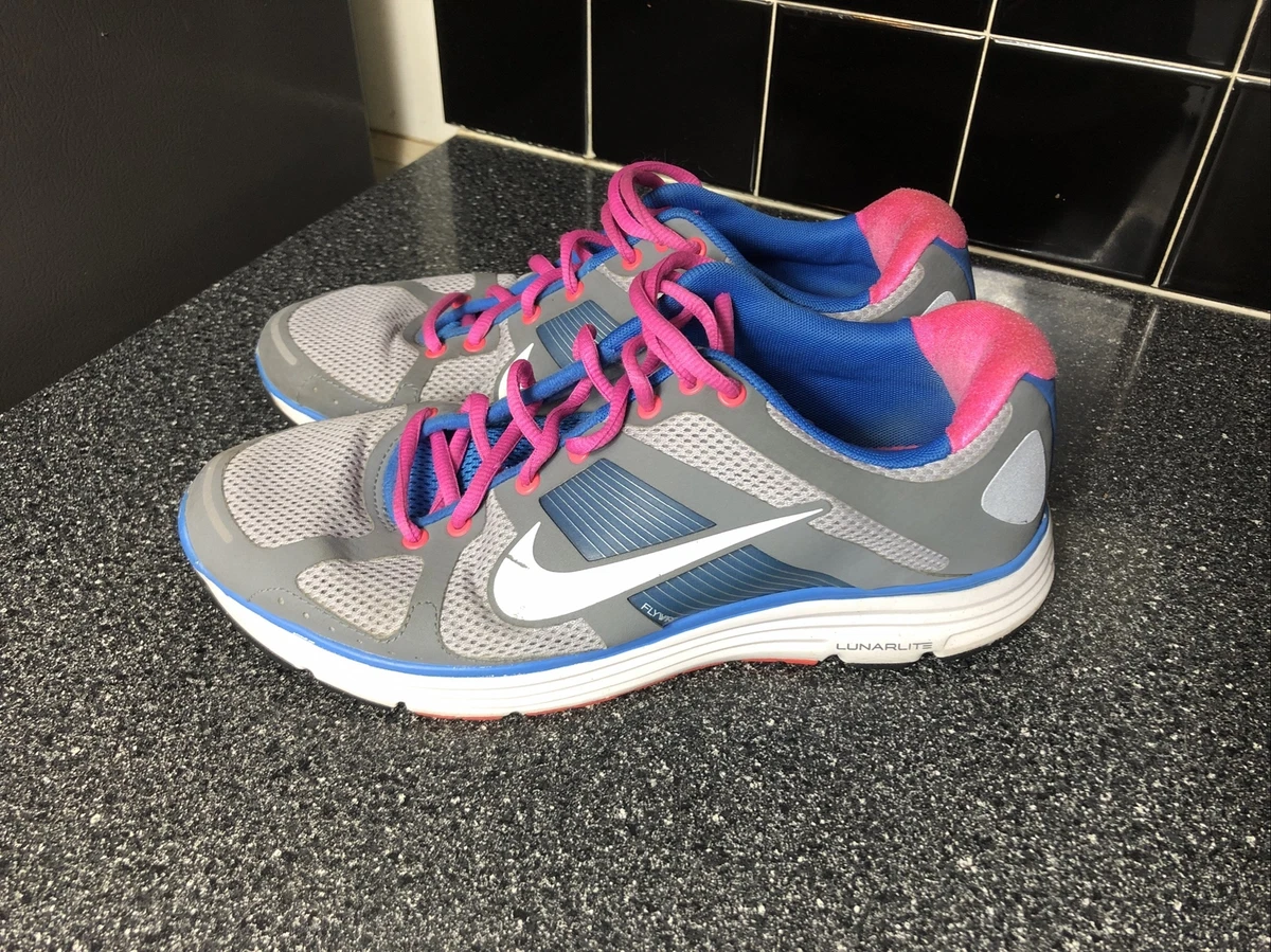 Nike Lunar Elite 386478 012 Size 11 M Gray Mesh Running Training Shoes For Women