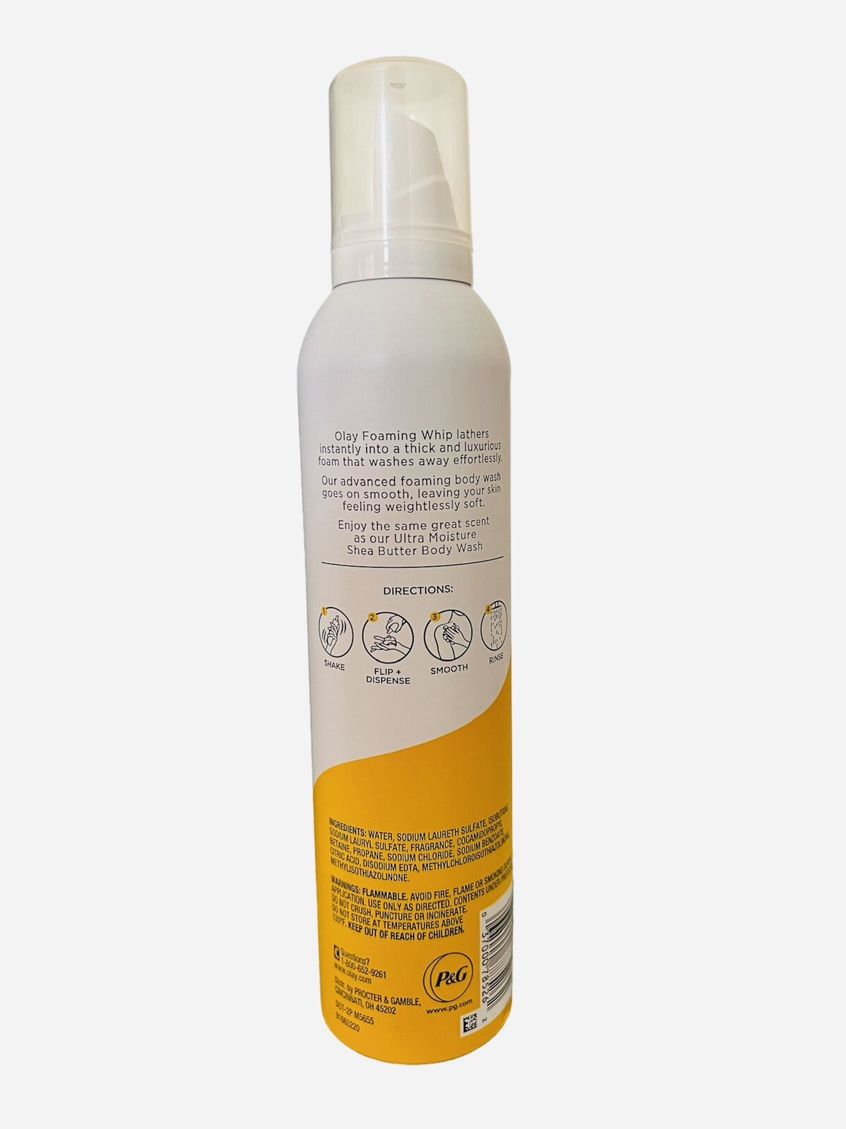 Olay Foaming Whip Body Wash Shea Butter 10.3 oz *DISCONTINUED*