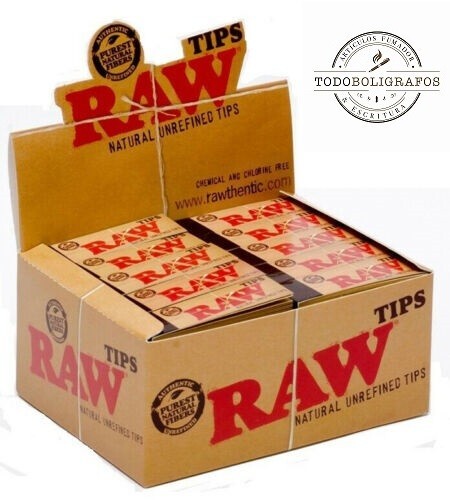 Raw Original Filter Tips Slim No Sbiancate Filtri Di Carta Da 50 Block Free ship - Foto 4 di 4
