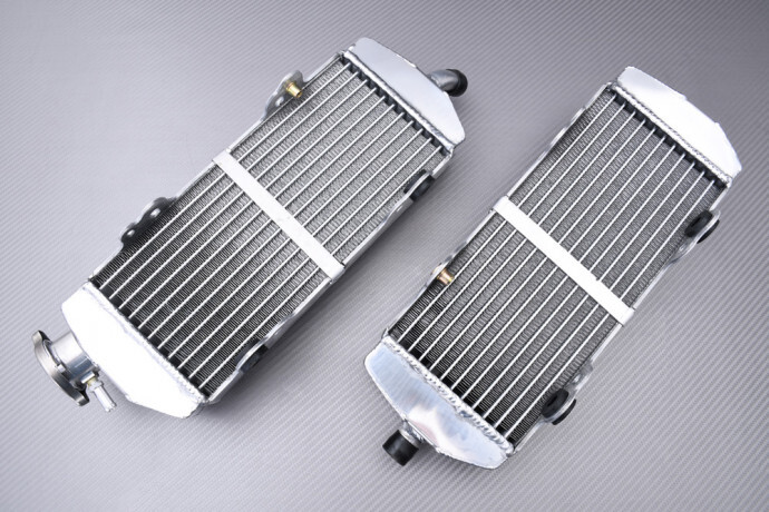 Radiateur d'eau BETA RS 400 anti-surchauffe kit renforcé droit et gauche pour enduristes 2013-2014