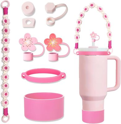 #ad 8PCS Cup Accessories Set for Stanley Cup 30oz amp; 40oz Tumbler Cup Including W... $20.42