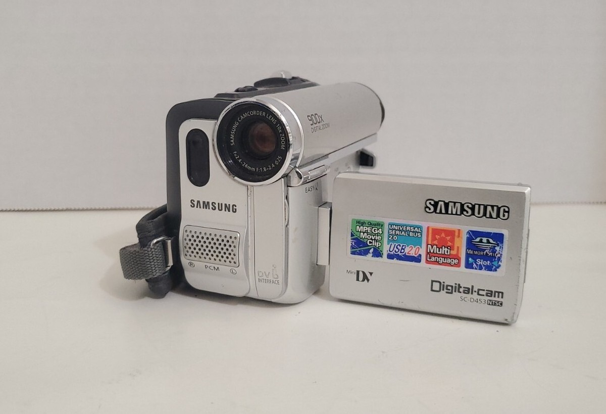 Samsung SC-D453 Camcorder MiniDV w/Battery, No Charger Adapter