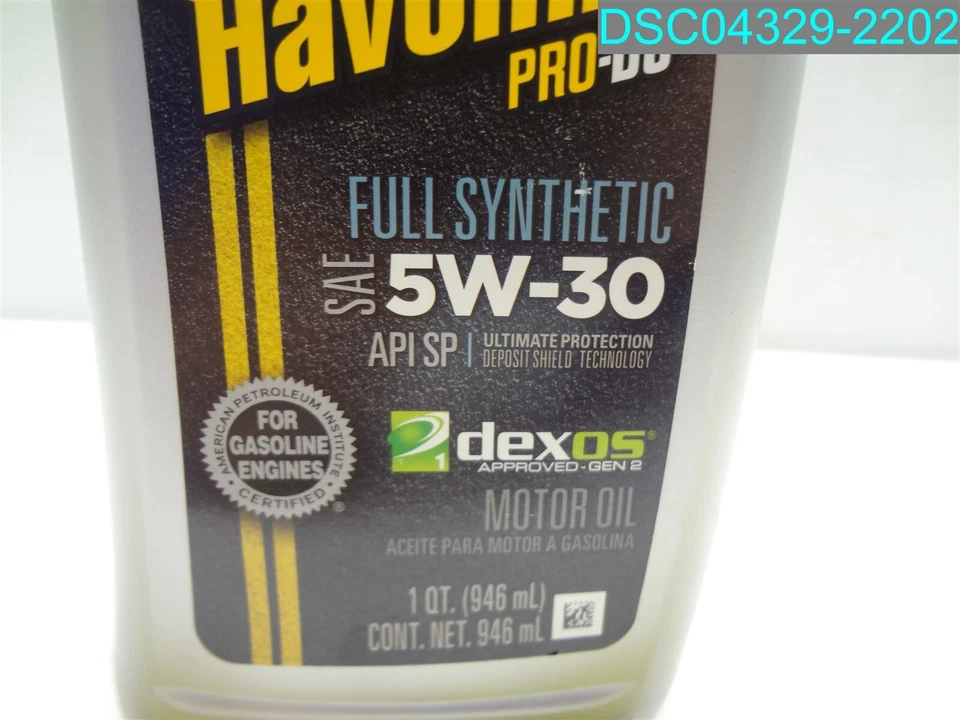 QTY=5 QT: (5 X 1 QT) Havoline ProDS Motor Oil 5W30 Full Synthetic 076568796457 Foto 3 de 4