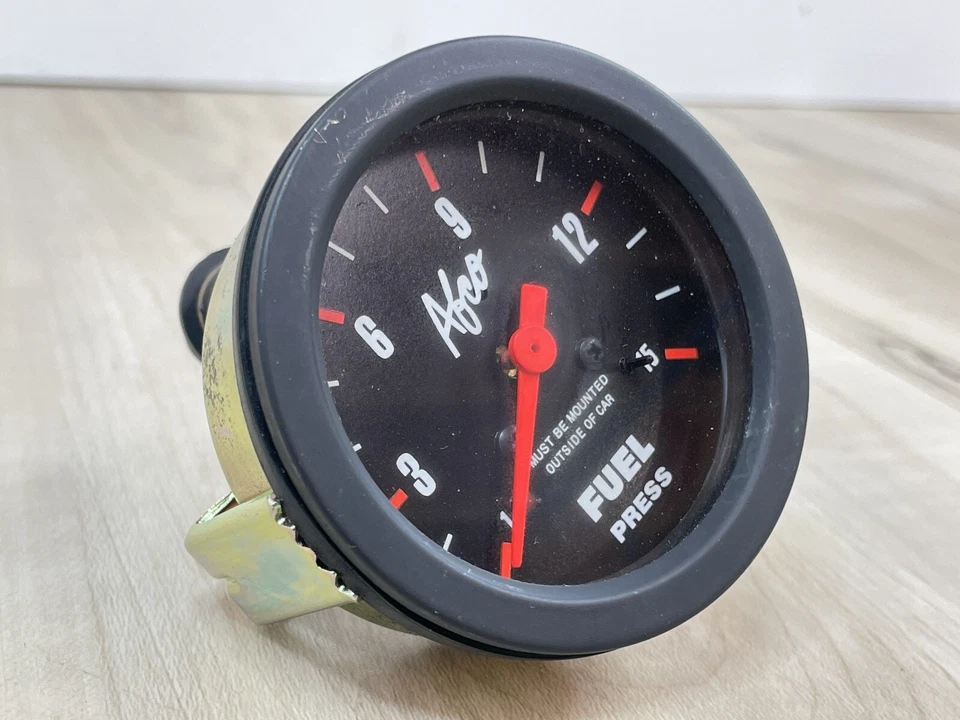 Manómetro de presión de combustible universal AFCO 85244 2-5/8" Foto 2 de 4