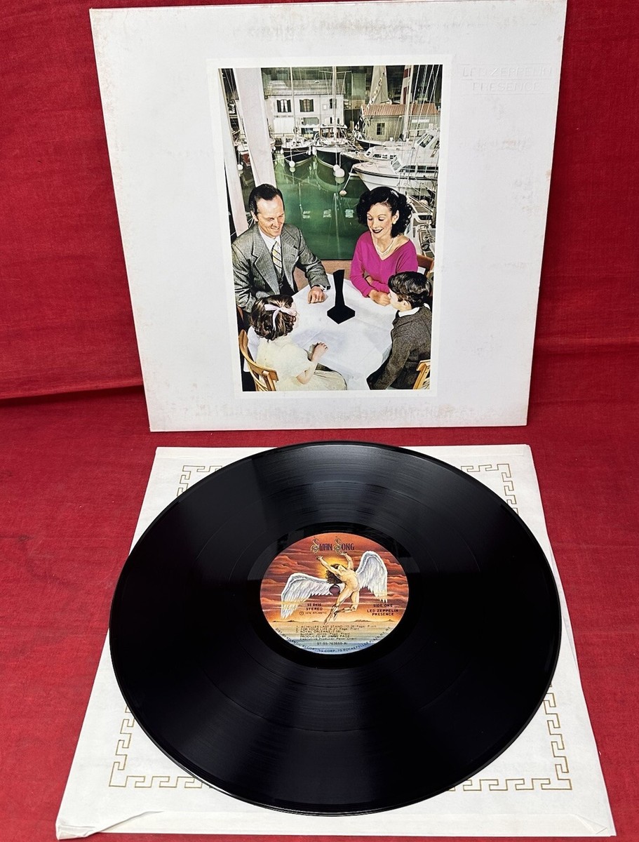 Led Zeppelin -Presence Vinyl LP RI - PRC Pressing Embossed