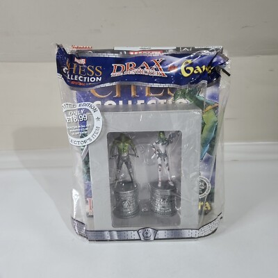 Marvel Chess Collection Special Drax the Destroyer and Gamora Chess Pieces
