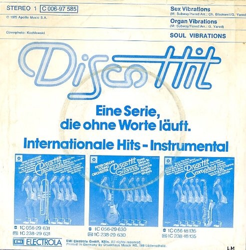 Soul Vibrations / Sex Vibrations / Vinyl / 70s Disco / Cosmic/Space / Columbia - Picture 2 of 2