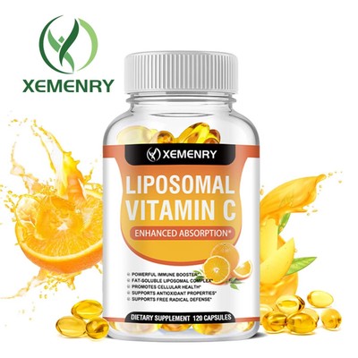 Liposomal Vitamin C Capsules 2100mg - Immune Support, Skin Health, Fat Soluble