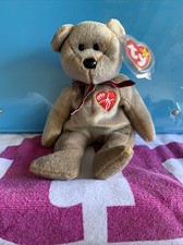 Ty 1999 Signature Bear Beanie Baby With Tag