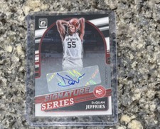 2021-22 Panini Donruss Optic - Signature Series - NM+ SS-DQJ DaQuan Jeffries