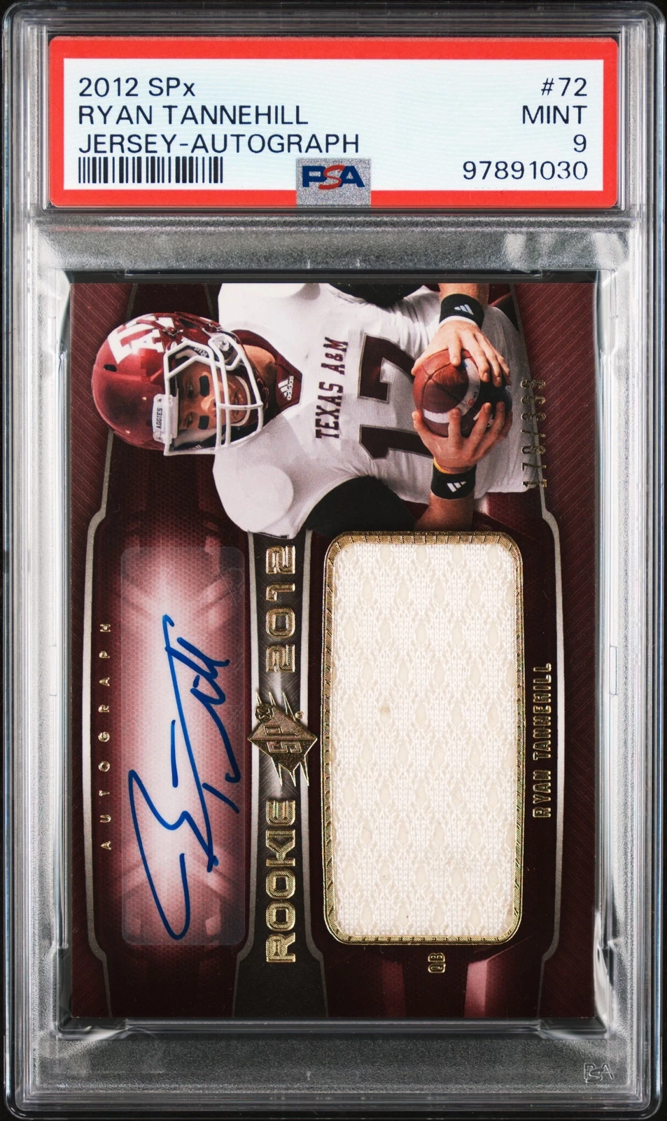 Ryan Tannehill Spx #72 Jersey-Autograph