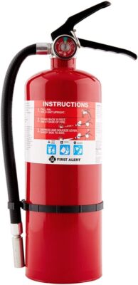 FIRST ALERT HOME2PRO Rechargeable Compliance Fire Extinguisher,L RATED 2-A