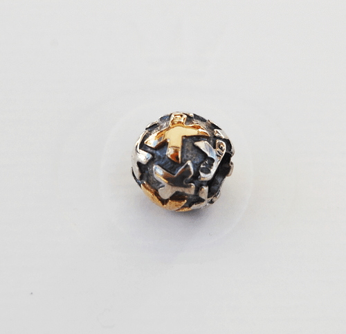 Genuine Pandora two tone Letter "X" 790298X - retired - 第 1/1 張圖片