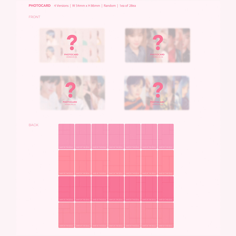BTS MAP OF THE SOUL : PERSONA Album Ver2 CD+Photobook+Card+Etc+