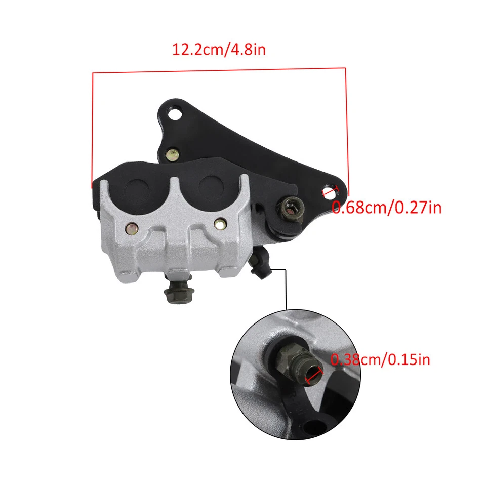 Front Brake Caliper W/Pads For Honda Rebel 250 CMX250C 1985 -1987 Foto 2 de 4