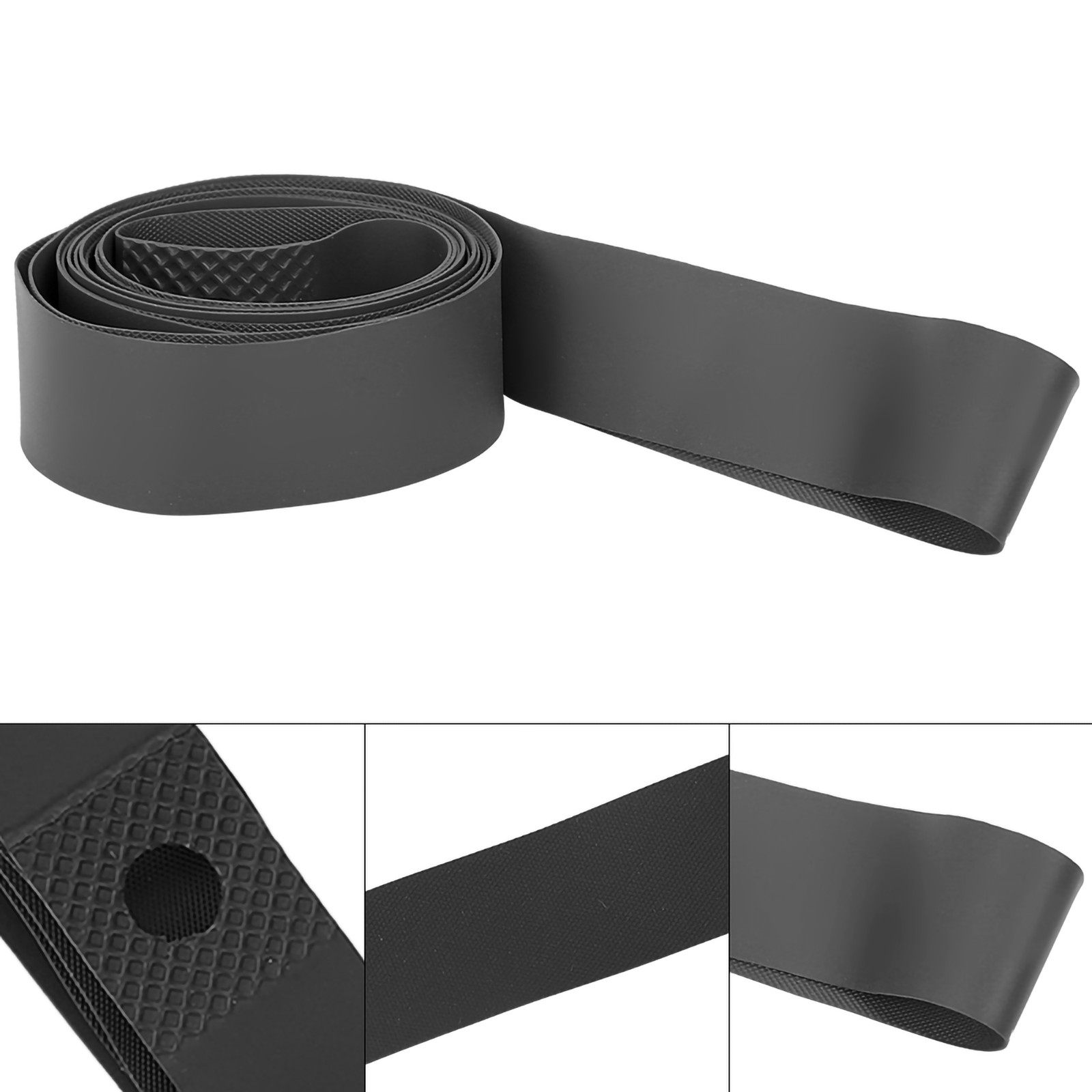 HOT (Black 700C)PVC Bicycle Inner Tube Tyre Mountain Bike Protection Pad Liner