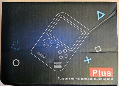 Game Box Plus Handheld Console   Retro Gaming System w/ 400 Preloaded Games