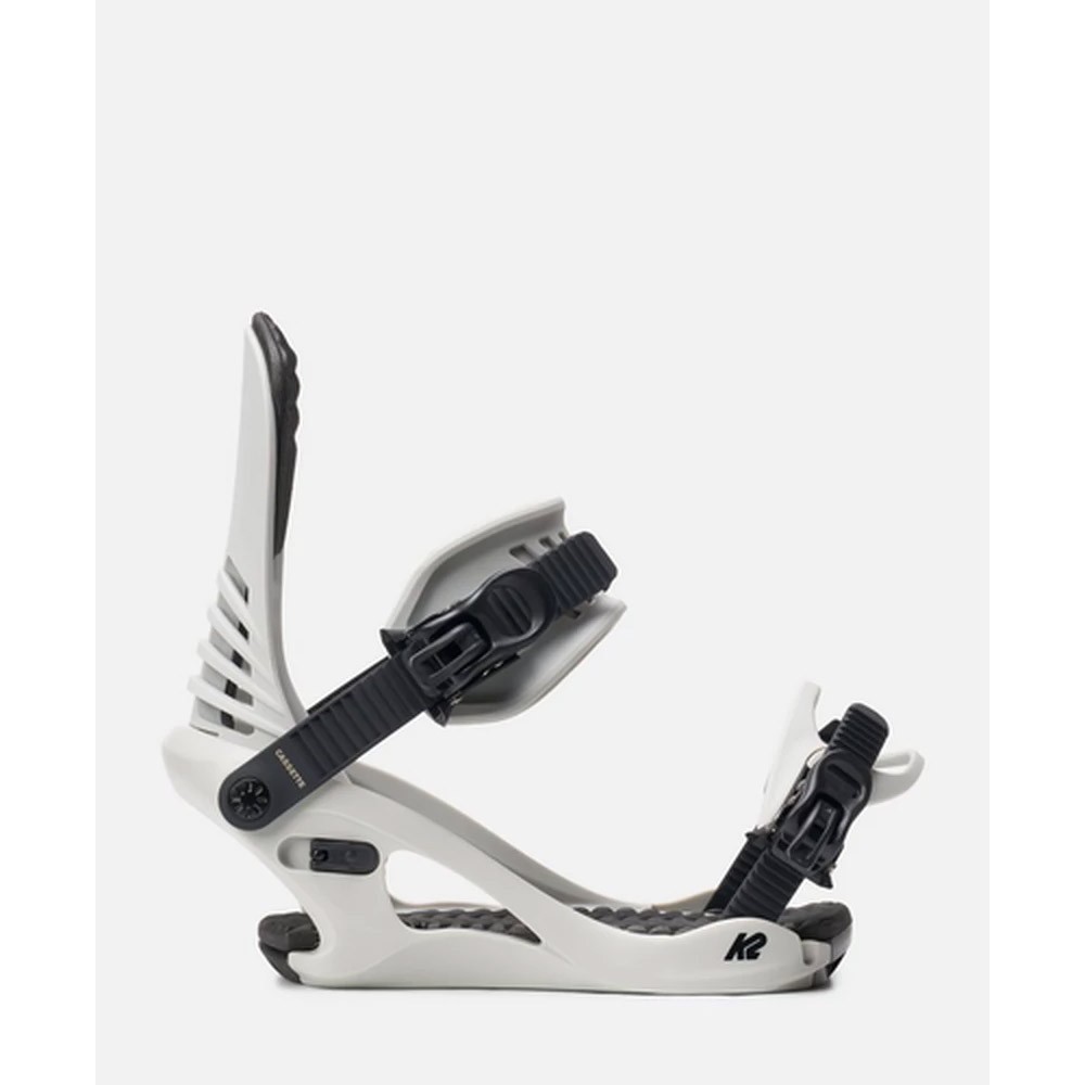 Fixations de snowboard Cassette Grey avec straps ergonomiques confortables