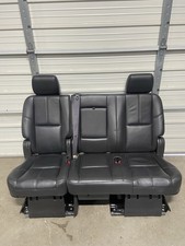 2007-2014 Suburban Escalade Esv Yukon Xl 2nd Second Row Black Leather Bench Seat 2007-2014 Suburban Escalade Esv Yukon Xl 2nd Second Row Black Leather Bench Seat