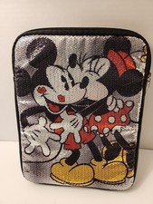 MINNIE & MICKEY Mouse - Estuche acolchado para tablet de los parques de Disney Bolsa de 10 1/2" pulgadas X 8,5"