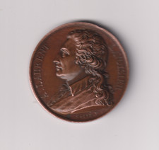 Antoine Laurent Lavoisier, France, 1821 BY CAQUE.F. RARE HIGH GRADE MEDAL.JJ586