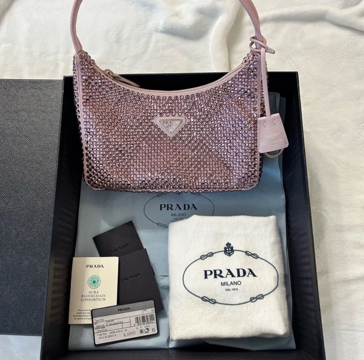 PRADA Satin Exterior Bags & Handbags for Women for sale | eBay