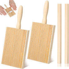 2 Sets Gnocchi Board Wood, Pasta Making Board...