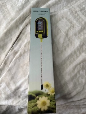 Digital Soil Tester with Display, pH, Moisture, Temperature, Light, Green