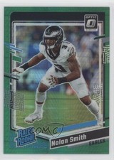 2023 Panini Donruss Optic Rated Rookie Green Hyper Prizm Nolan Smith #283 1kx5