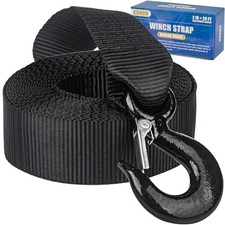 KONON Boat Trailer Winch Strap 2 x 20 with Sa...