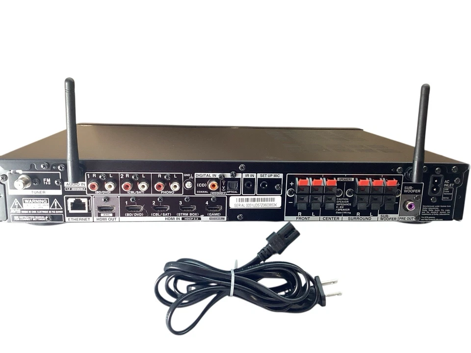 INTEGRA DSX-3 -5.1 Slim Network A/V Surround Receiver Atmos, 4K,Tested NO Remote - Image 4 of 4