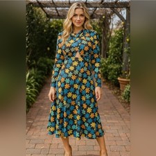 NWOT Finders Keepers Floral Midi Lenght Dress Size 4