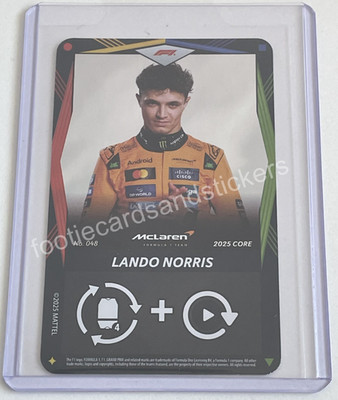 2025 UNO Elite F1 Formel 1 WILD CARD FOIL #048 LANDO NORRIS   SSP