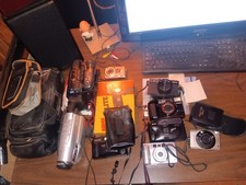 10 Camera Lot Parts Repair Canon Kodak JVC Vivitar Bentley Camcorder